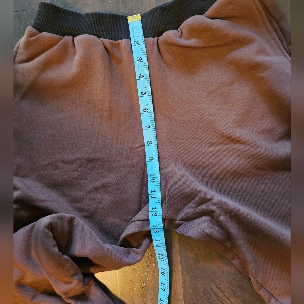 WeWoreWhat Slim Leg Jogger Colorblock Brown Black, Size Women's Small - Picture 6 of 12